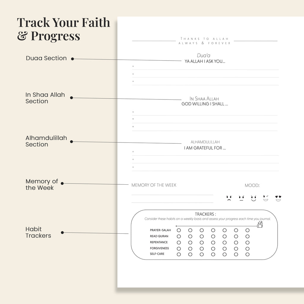 Shukr Journal Ocean Blue