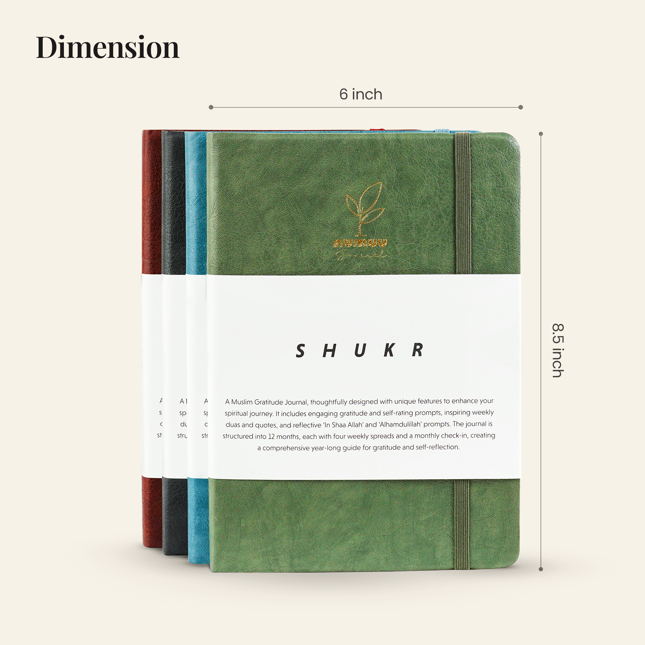 Shukr Journal Ocean Blue