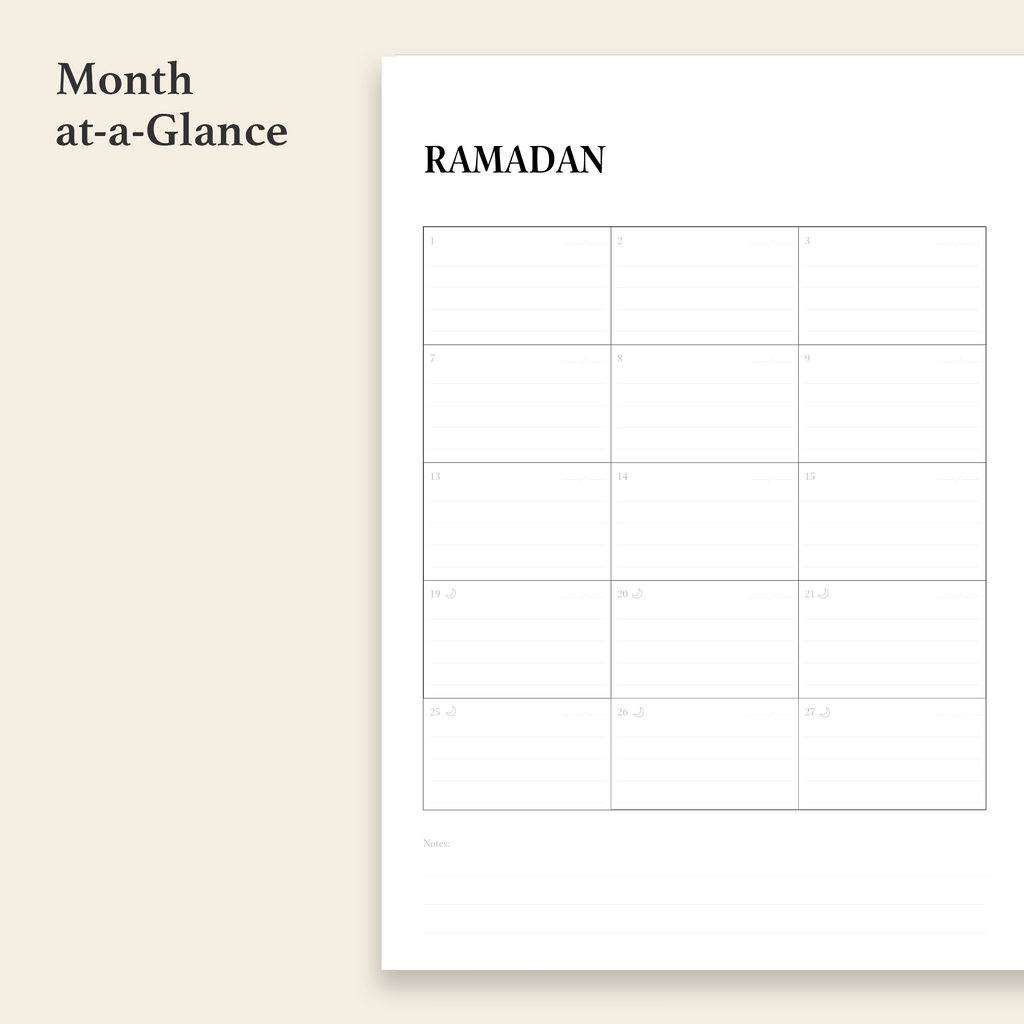Ramadan Planner 2026 | Guided Daily Islamic Planner for Prayer, Quran & Reflection