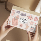 Pajamas All Day Sticker Sheet.