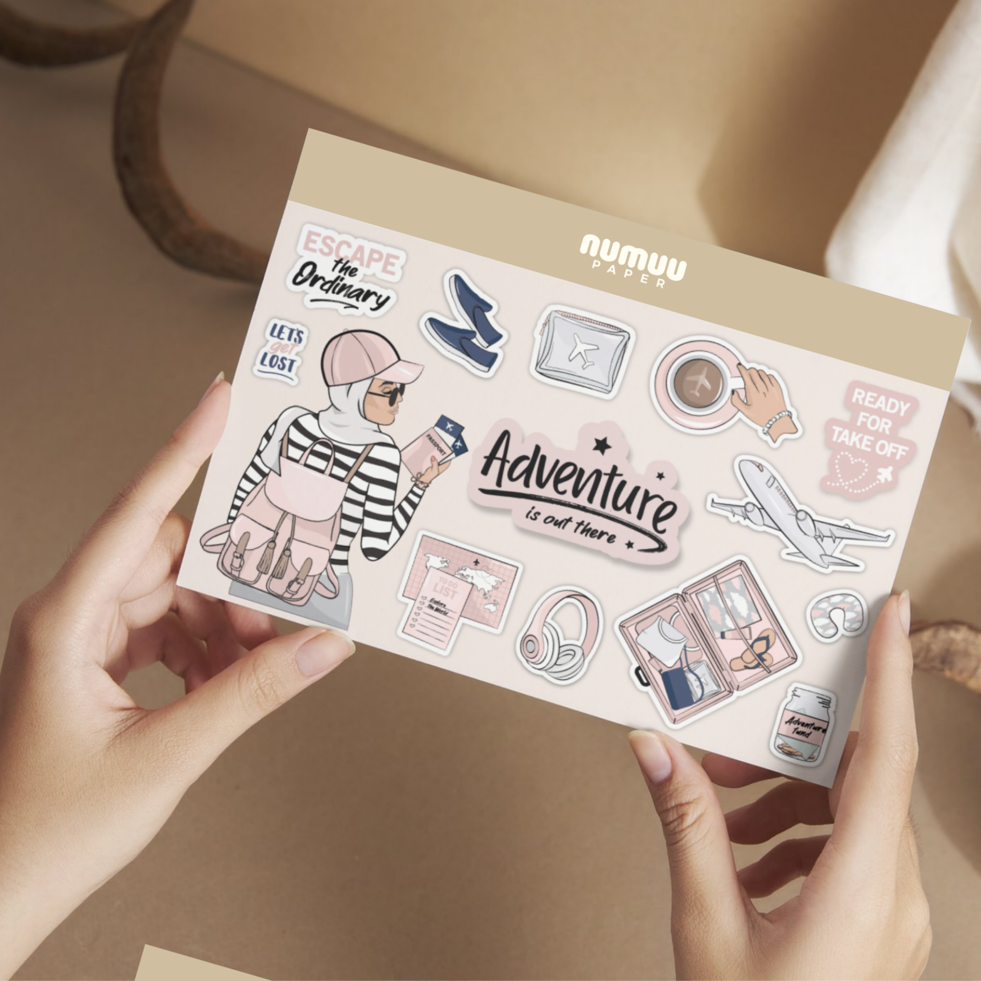 Adventure is out Sticker Sheet