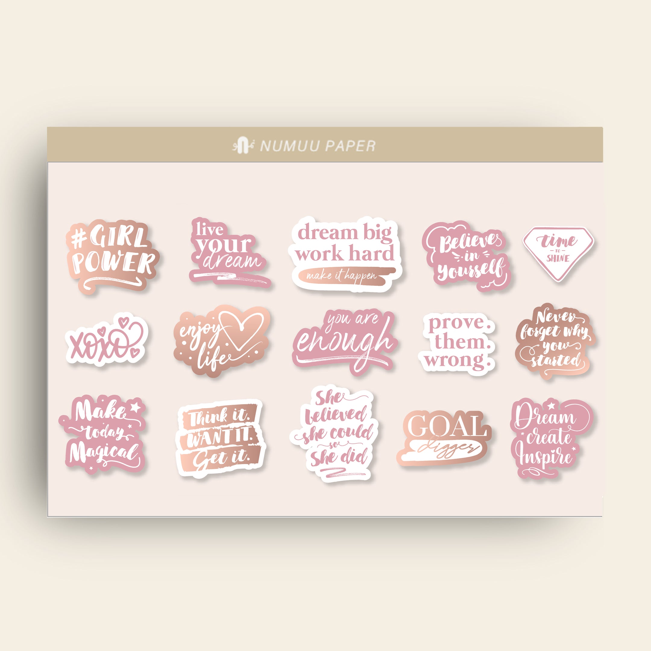 Inspirational Sticker Sheet