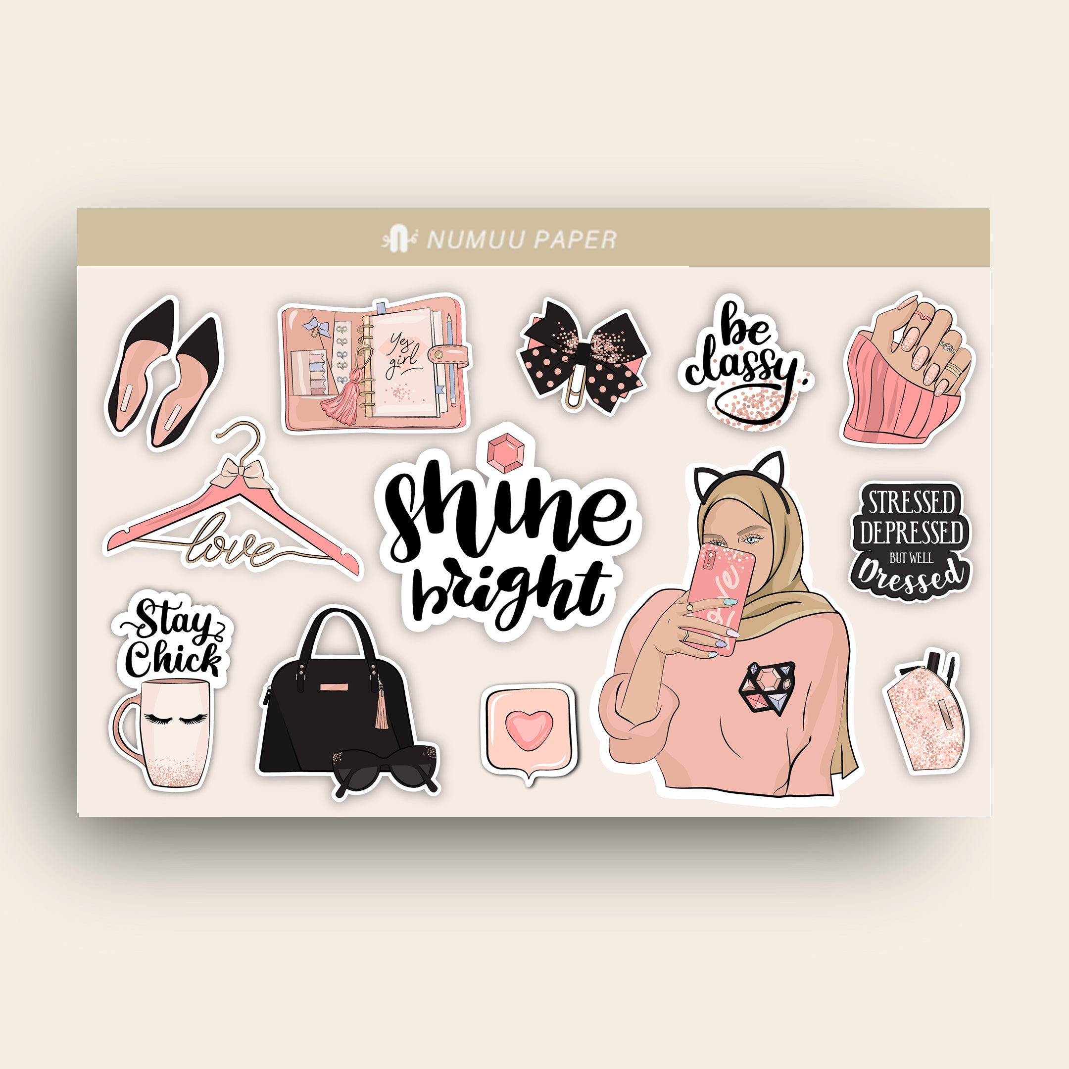 Shine bright Sticker Sheet