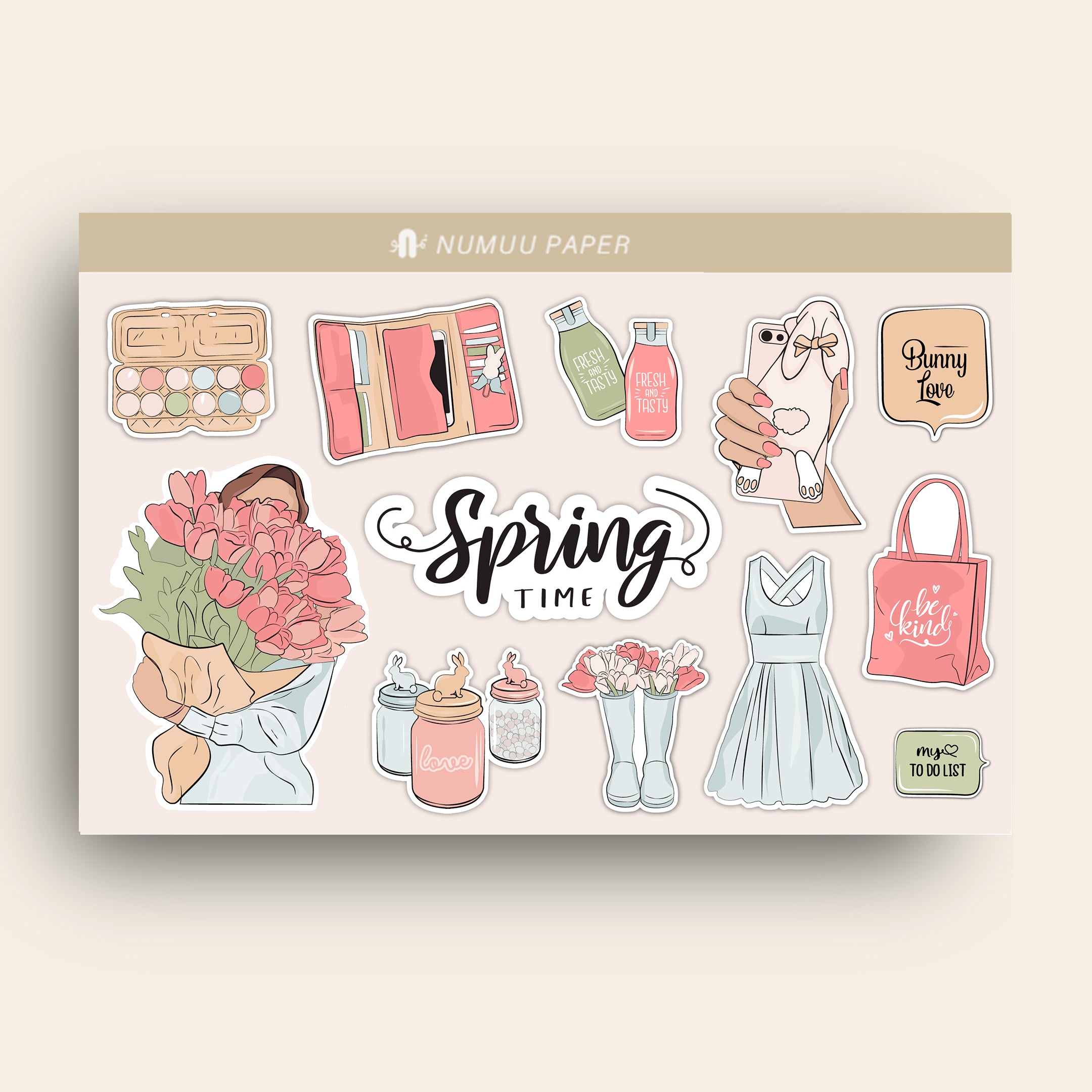 Spring Time Sticker Sheet